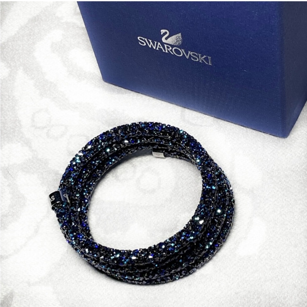 Swarovski Crystal Dark Blue Bangle